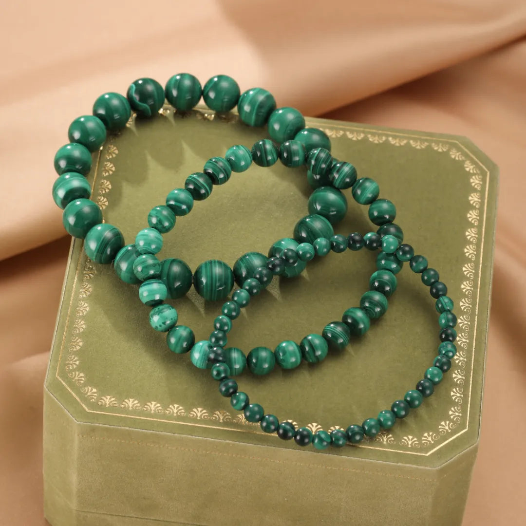 Bracelet Malachite "Veines Vertes"