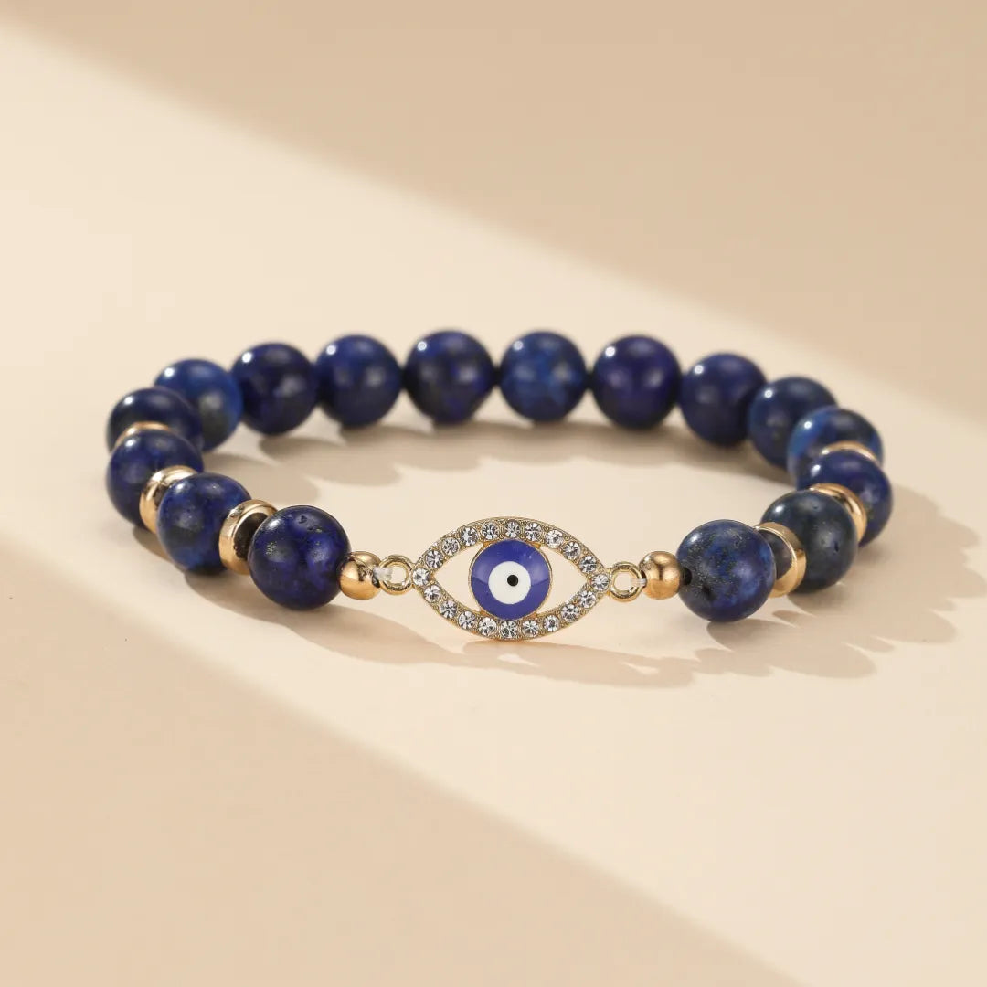Armband Böses Auge Lapislazuli "Blau Ruhig"