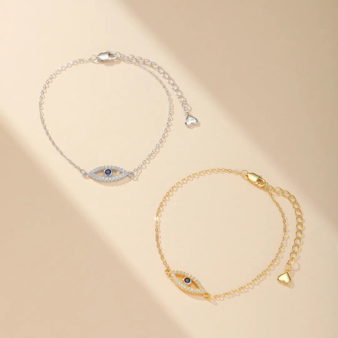 Armband Böses Auge "Mystisches Auge" Silber