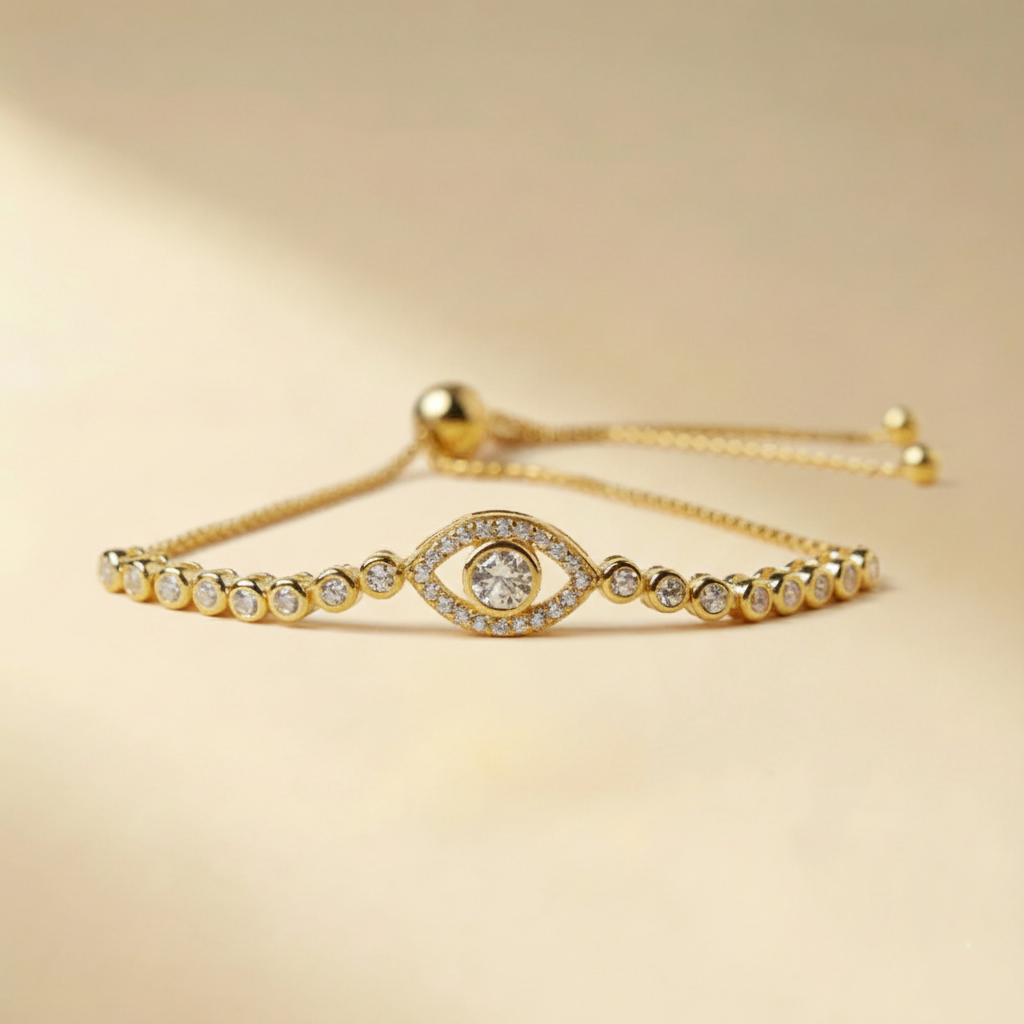 Evil Eye "Astral Gaze" Silver Bracelet