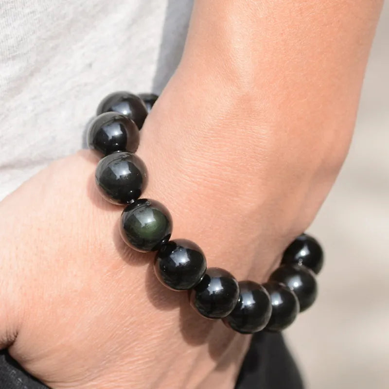 Armband Obsidian Regenbogen "Lebensenergie"