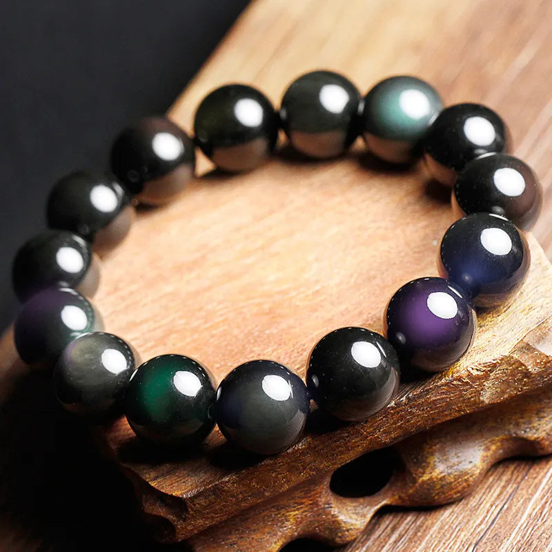 Armband Obsidian Regenbogen "Lebensenergie"