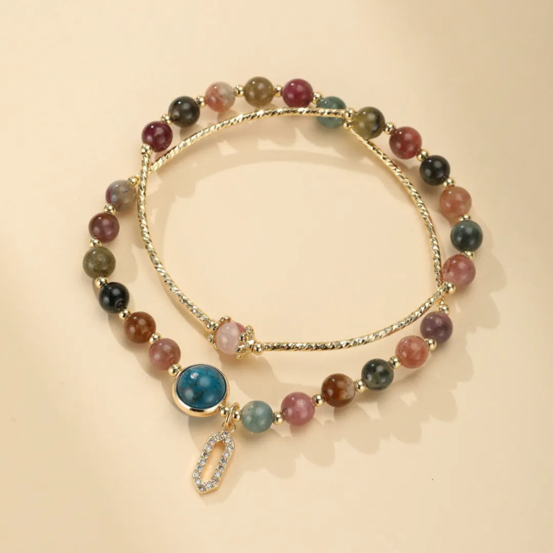 Tourmaline Bracelet "Luminous Charm" Gold