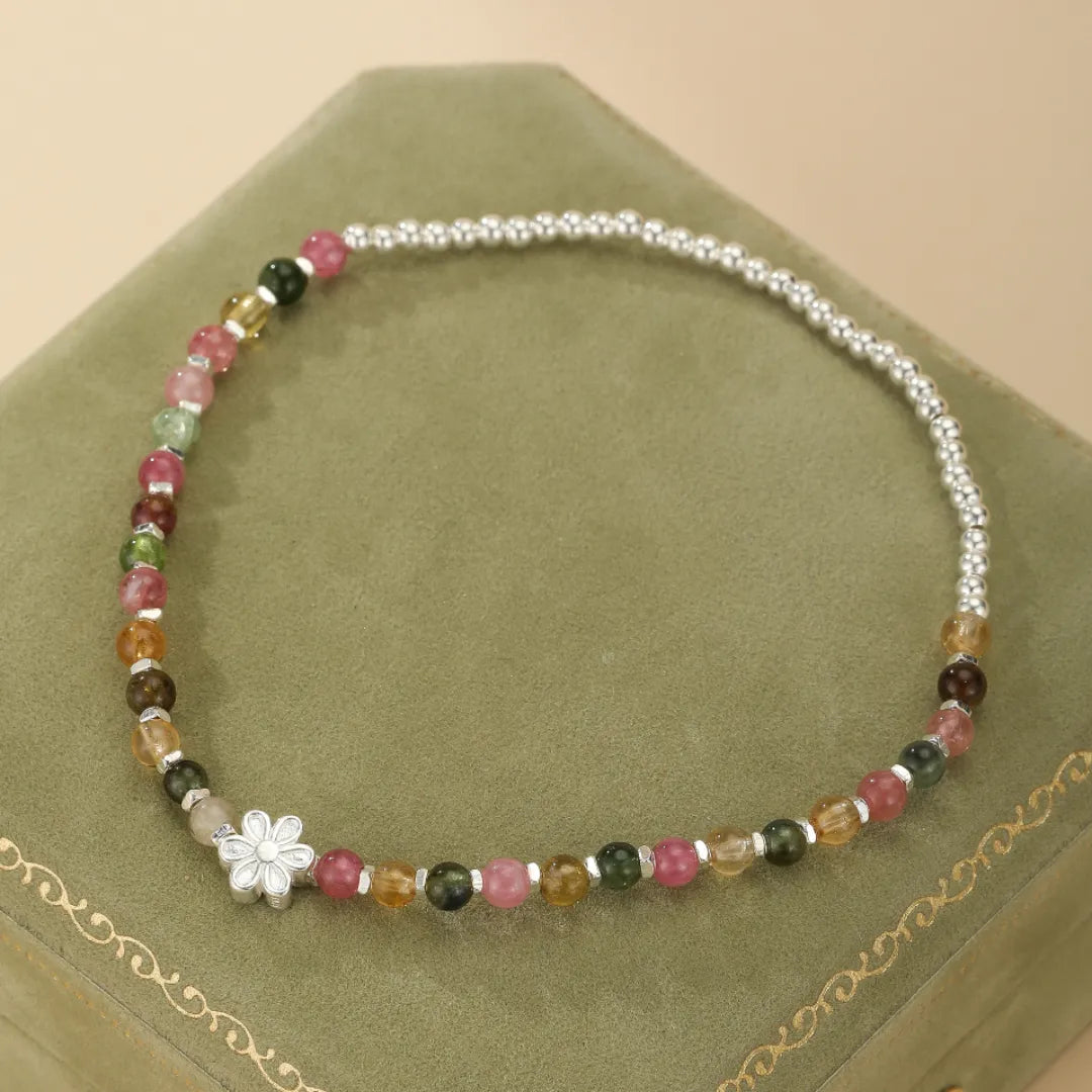 Tourmaline Bracelet "Spring Freshness" Silver