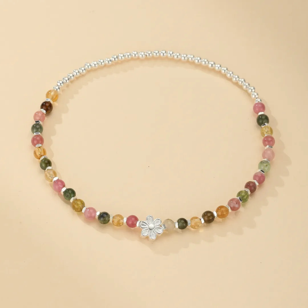 Tourmaline Bracelet "Spring Freshness" Silver