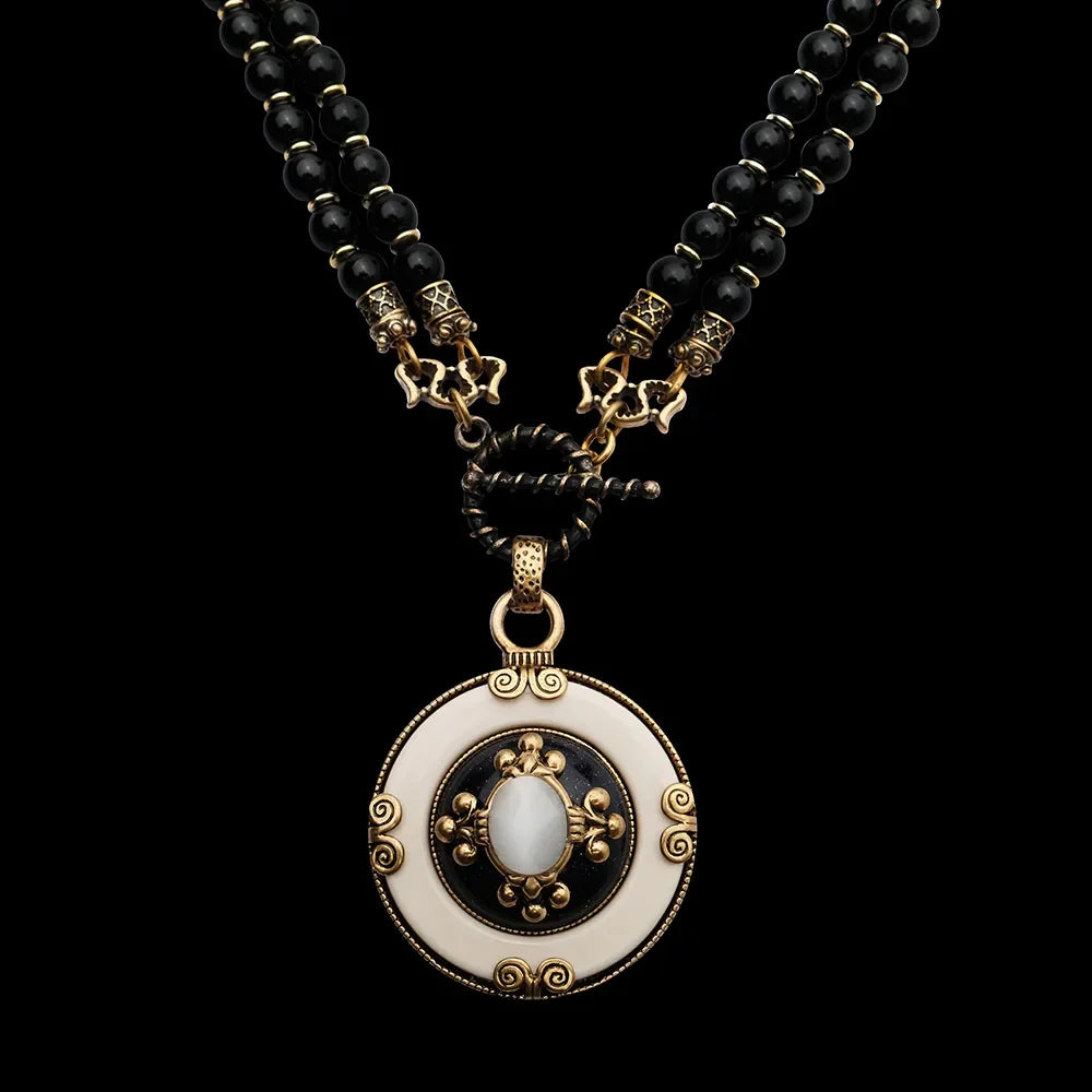 Collar de Ágata Negra "Pureza Mística"