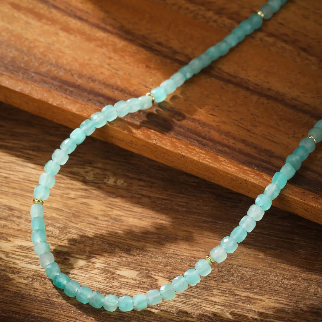 Amazonite Necklace "Dawn Glimmers"