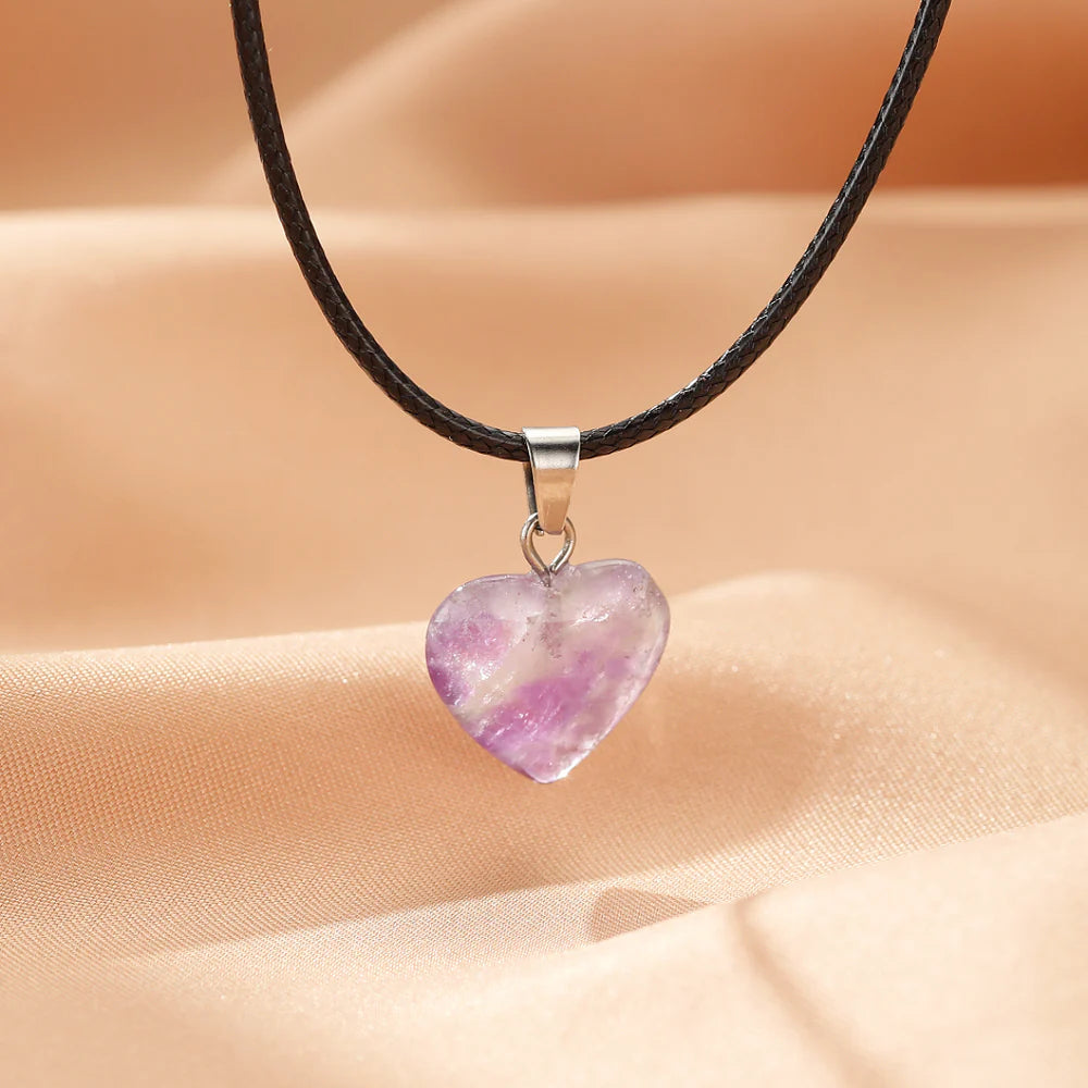 Collier Améthyste "Cœur Calme"