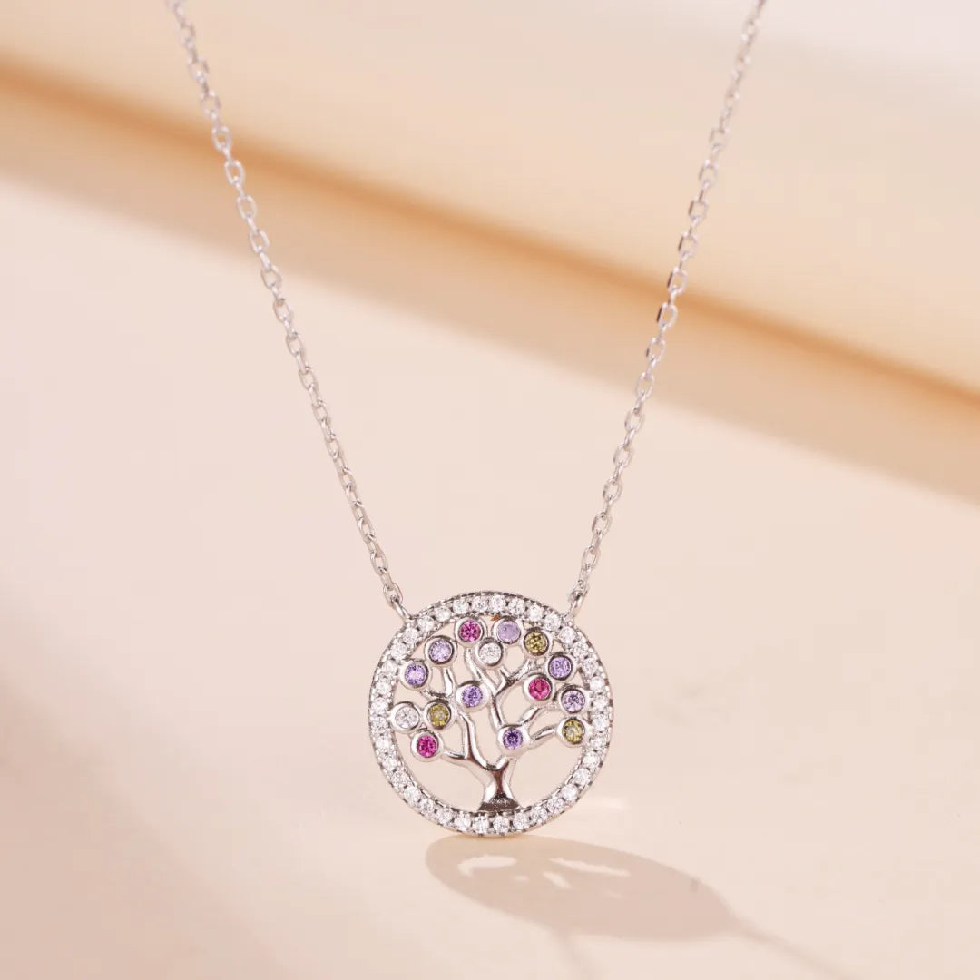 Tree of Life Necklace "Radiant Harmony" Silver