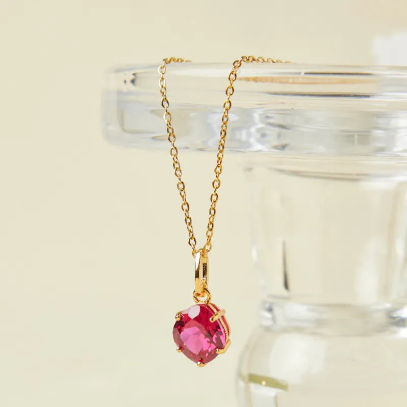 Carnelian Necklace "Elegant Essence" Gold-Plated Silver