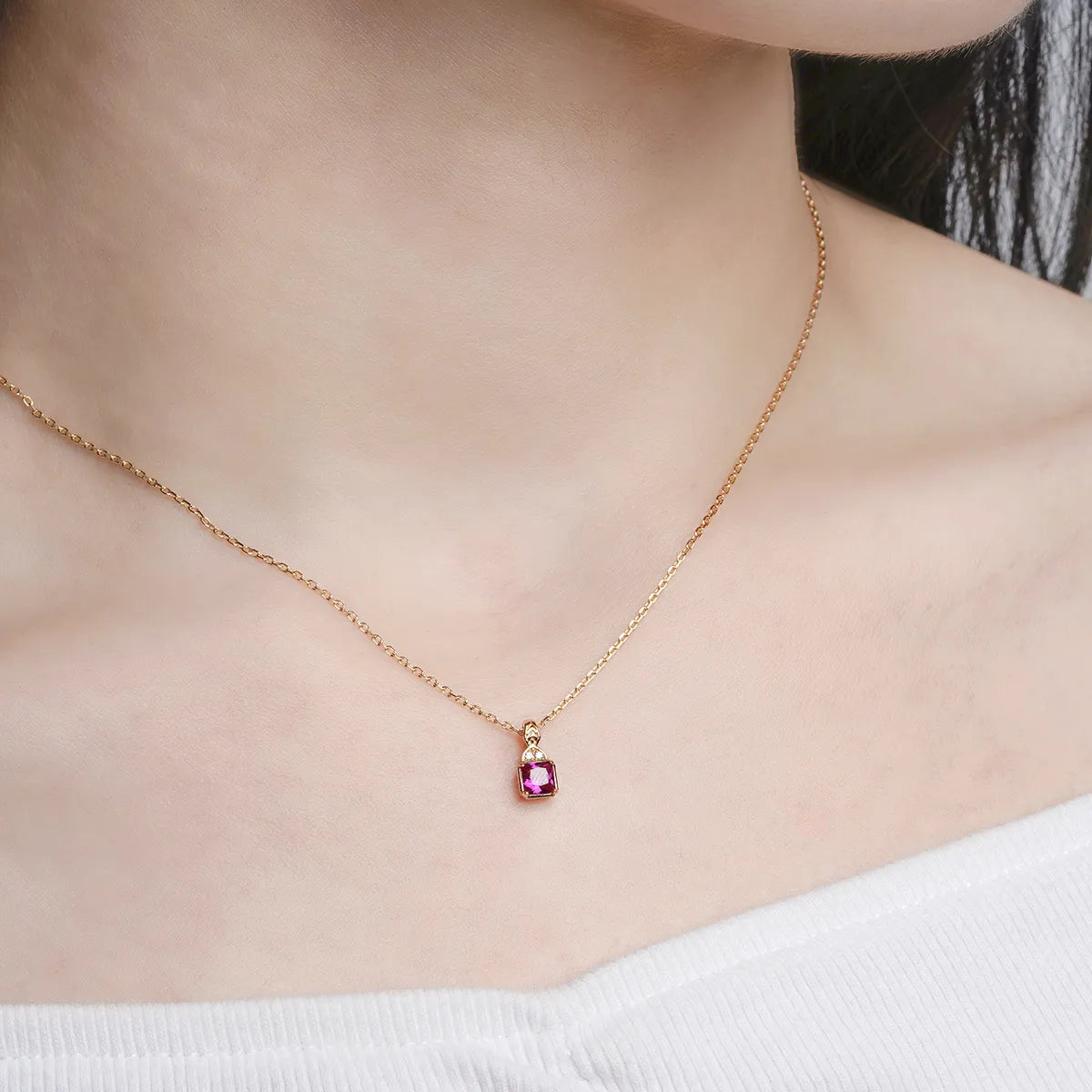 Carnelian Necklace "Perfect Harmony" Gold-Plated Silver