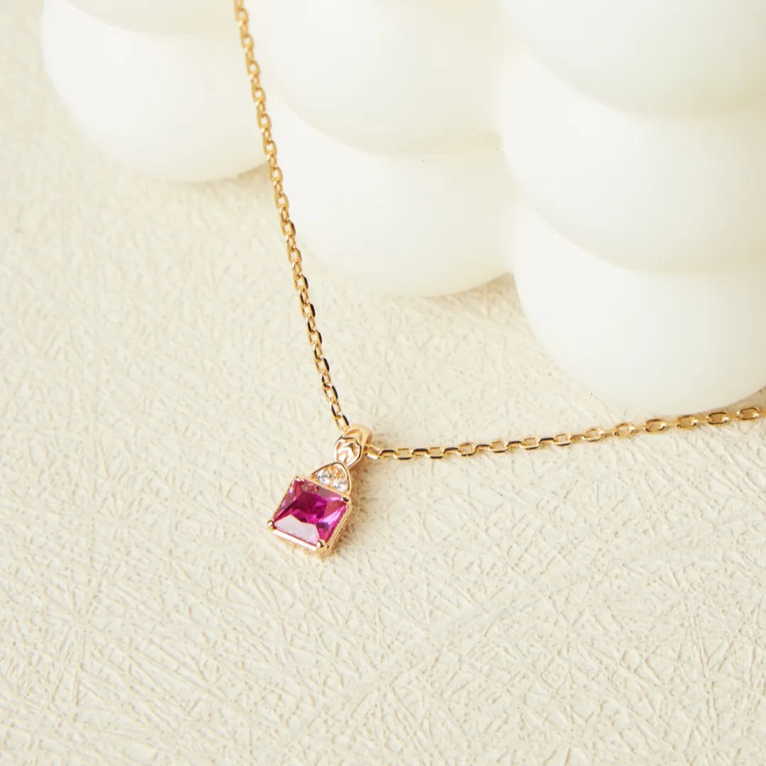 Kette Karneol "Perfekte Harmonie" Vergoldet Silber