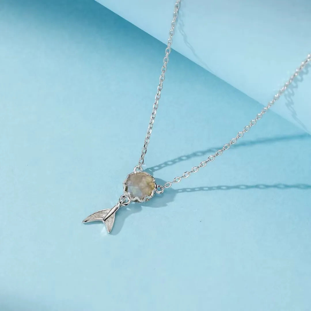 Collana Labradorite "Sirena Magica" Argento