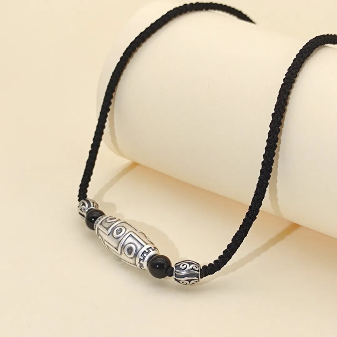 Obsidian Necklace "Mystical Power" Silver