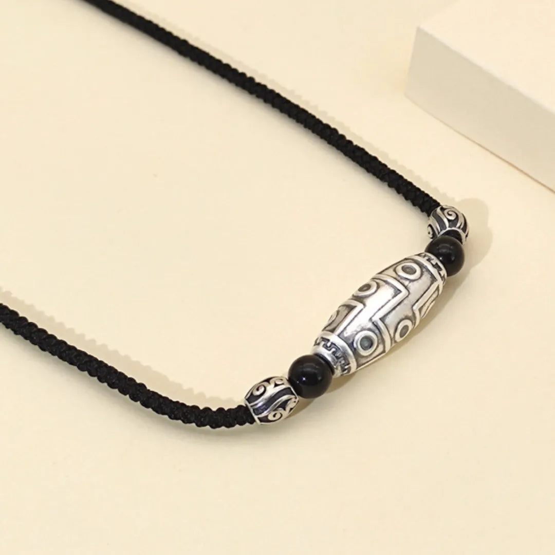 Obsidian Necklace "Mystical Power" Silver