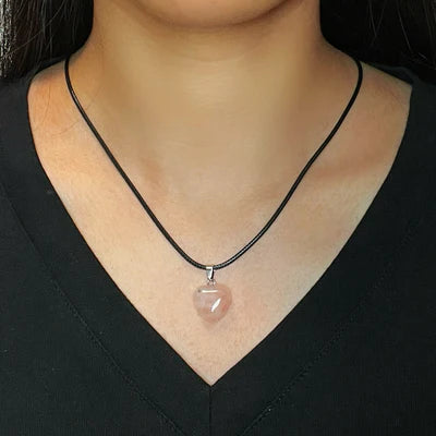 Rose Quartz Necklace "Soothing Heart"