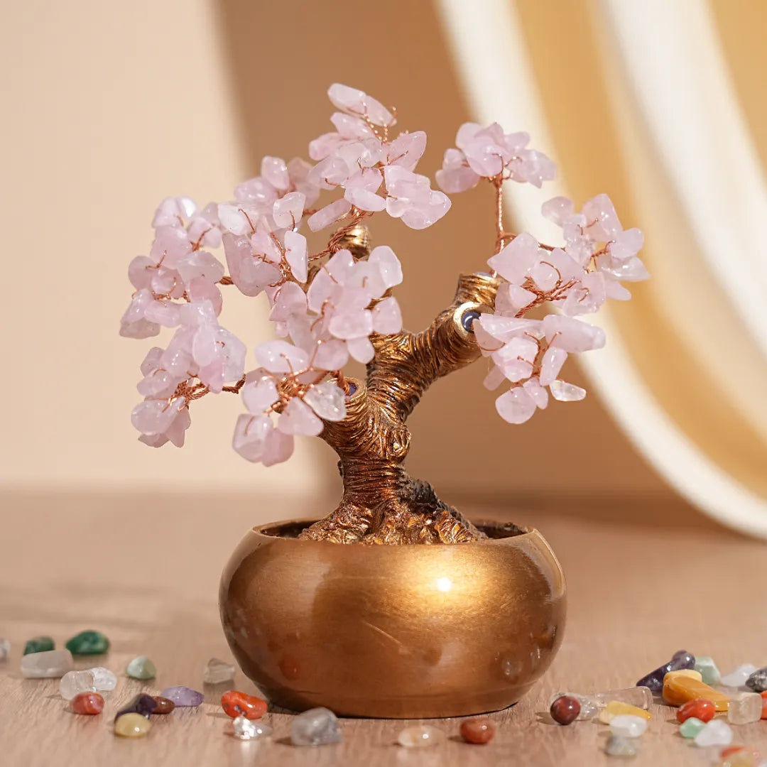 Energie Kostbar - Lebensbaum aus Natursteinen