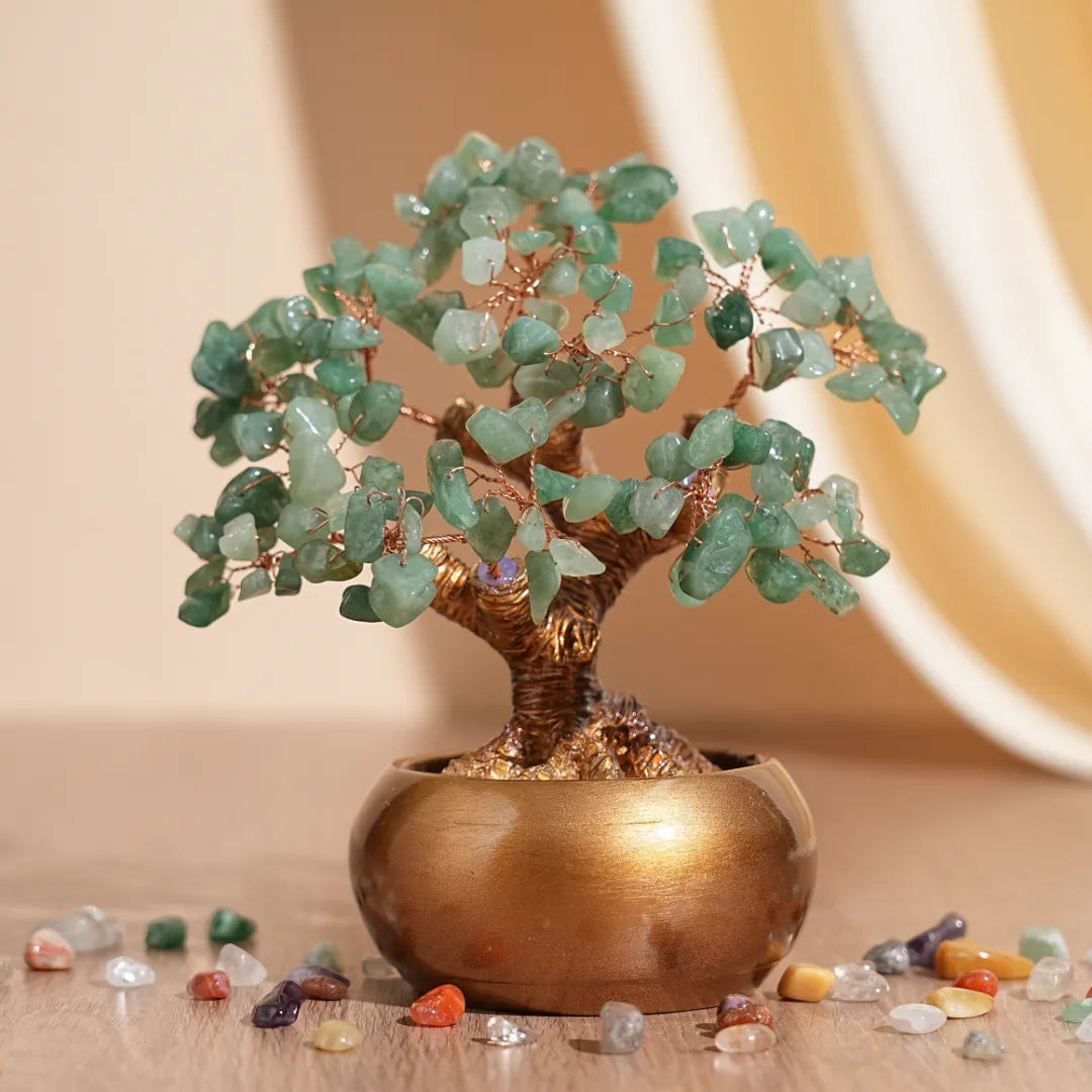 Energie Kostbar - Lebensbaum aus Natursteinen