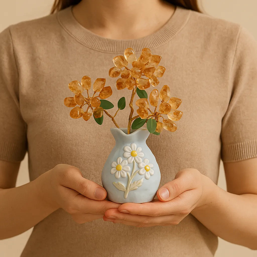 Vitality Flowers - Tree of Life in Citrine