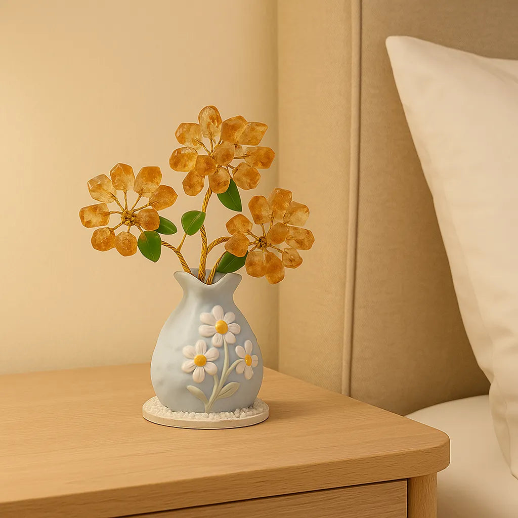 Fleurs de Vitalité - Arbre de Vie en Citrine