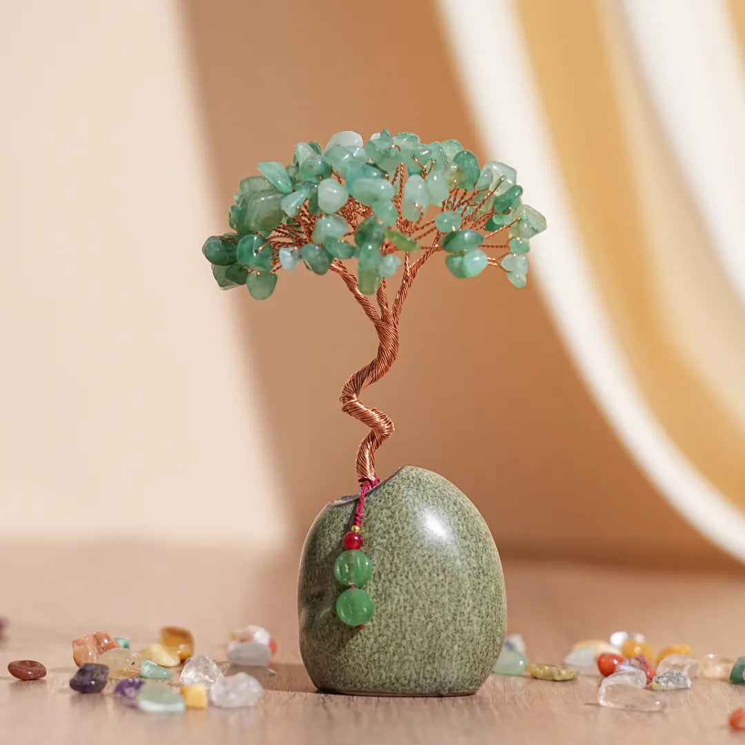 Innere Harmonie - Lebensbaum aus Natursteinen