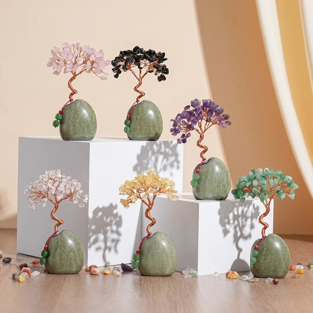 Innere Harmonie - Lebensbaum aus Natursteinen