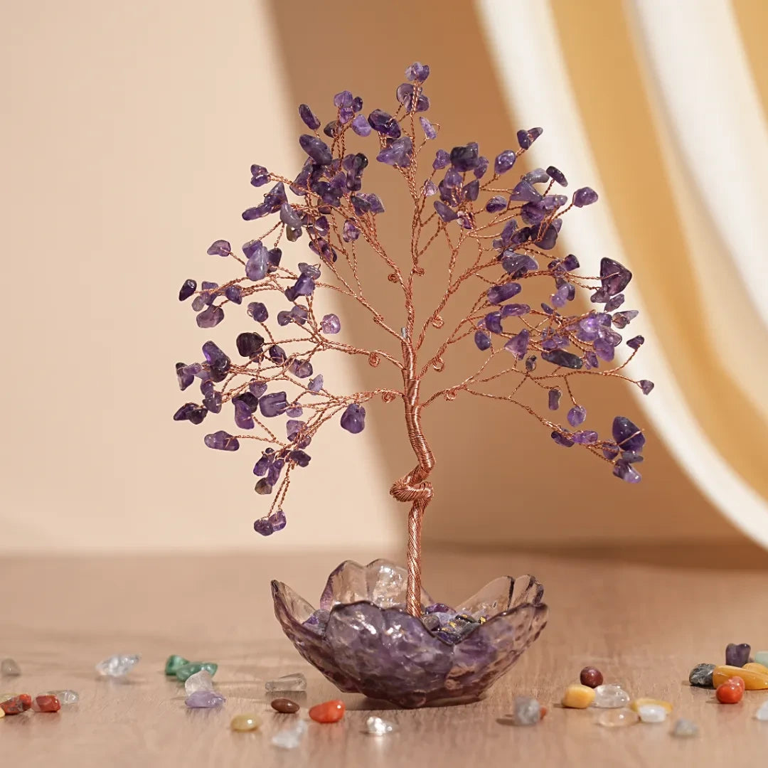 Ewige Freude - Lebensbaum aus Natursteinen