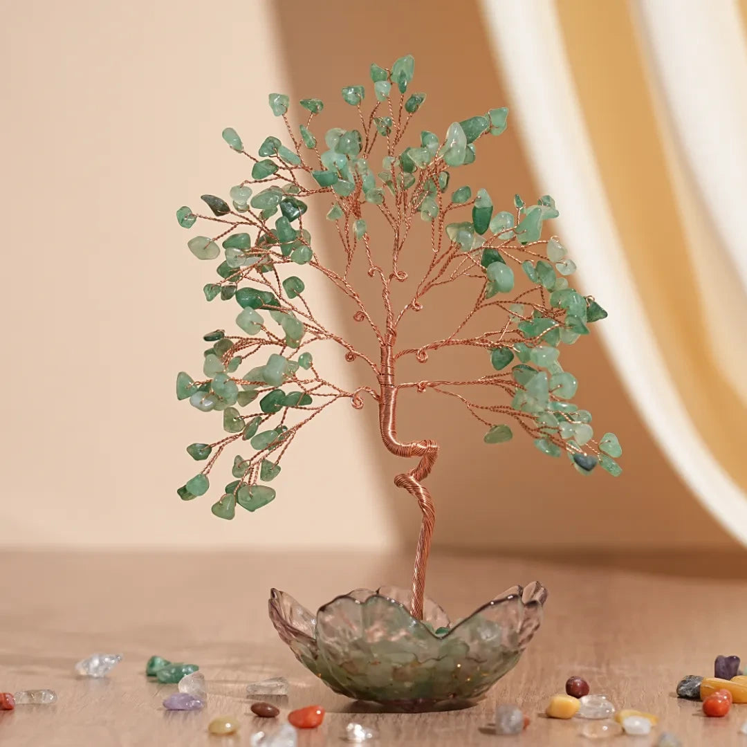 Ewige Freude - Lebensbaum aus Natursteinen