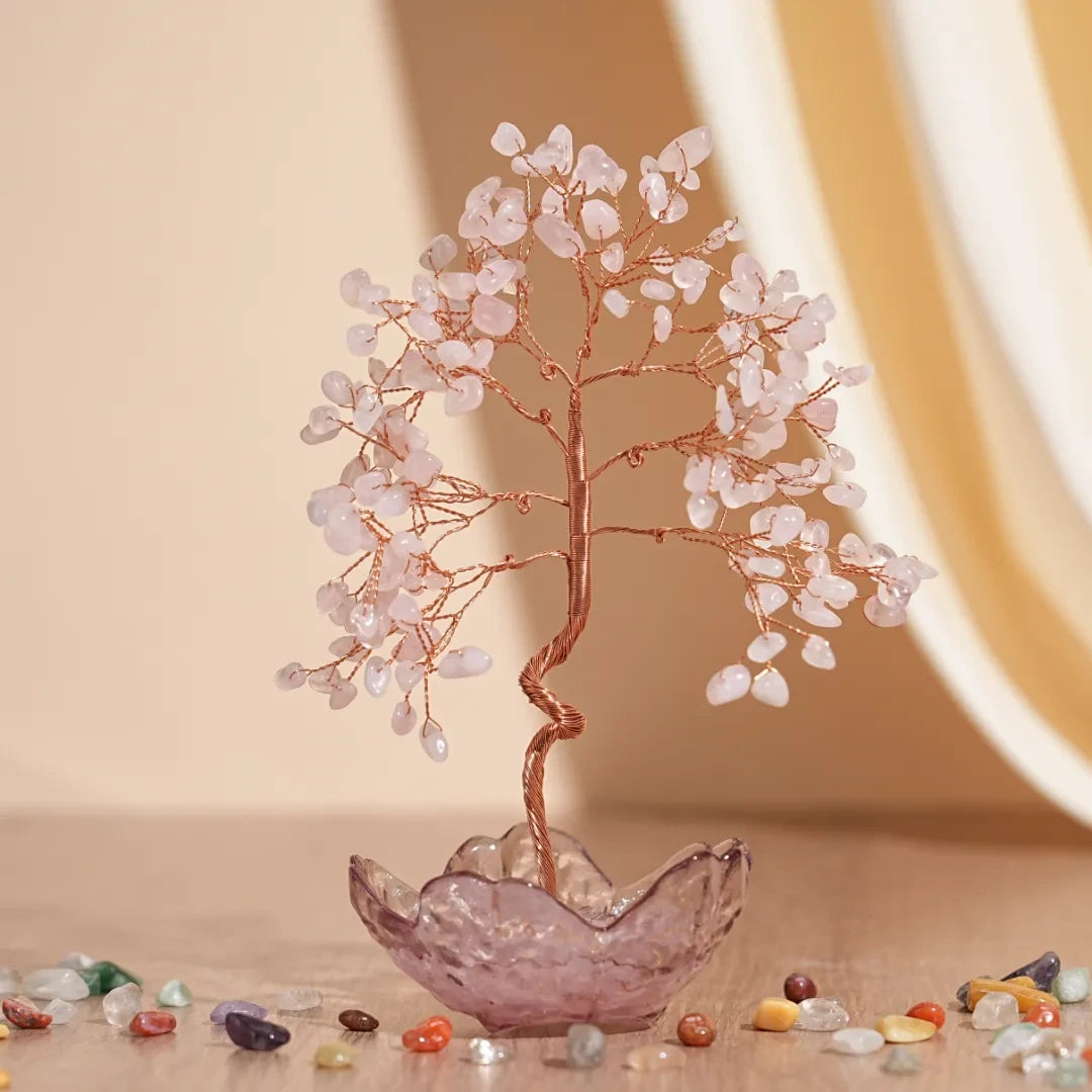 Ewige Freude - Lebensbaum aus Natursteinen