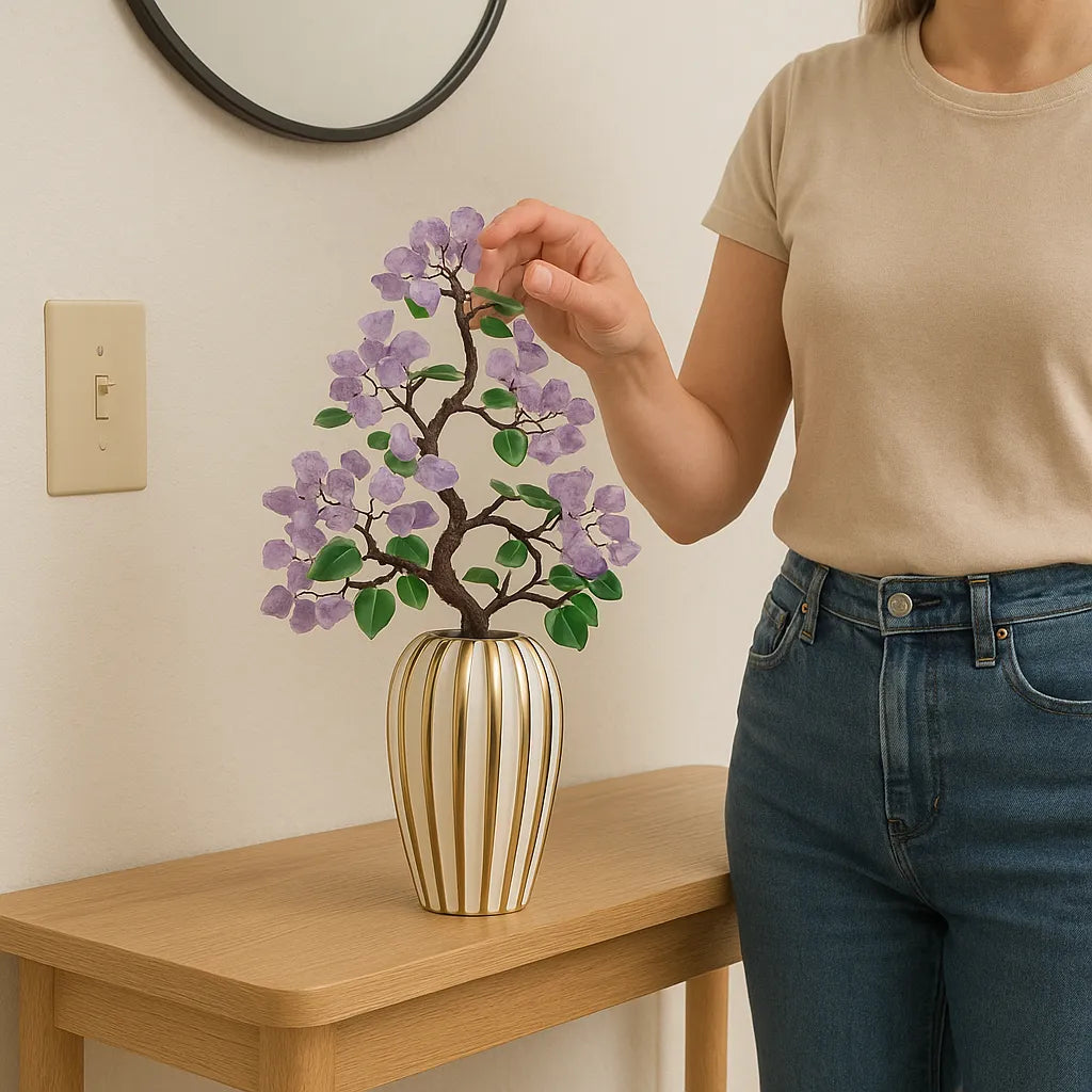 Innere Ruhe - Lebensbaum aus Amethyst