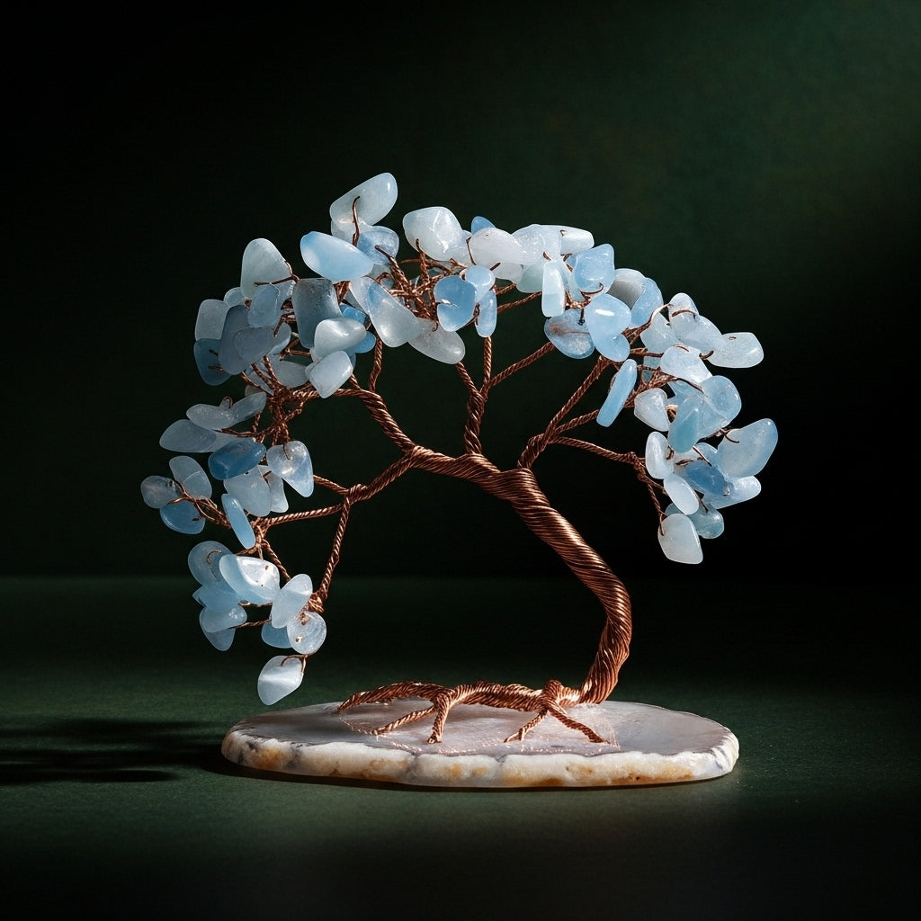 Sagesse - Edelstein Baum aus Natursteinen