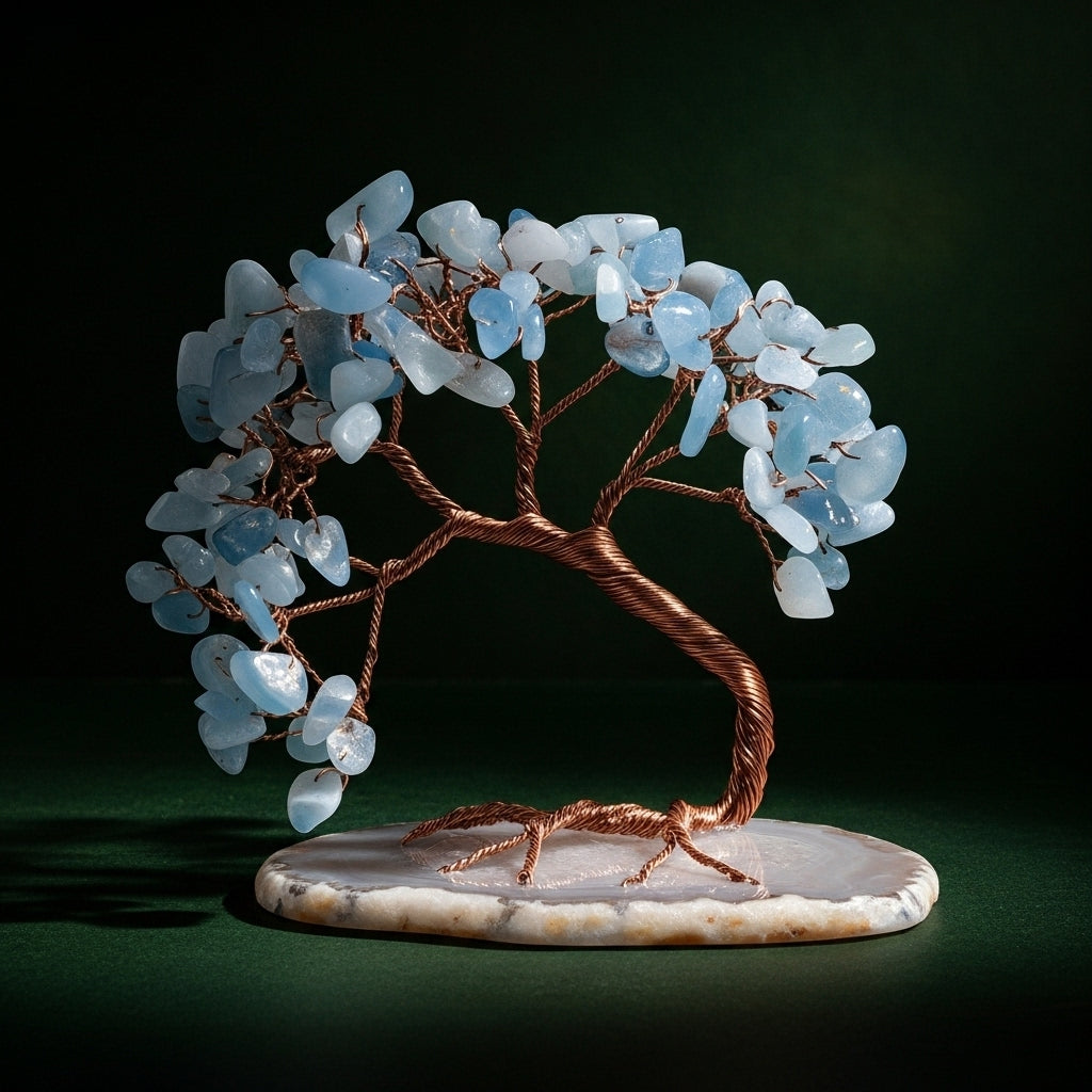 Sagesse - Edelstein Baum aus Natursteinen