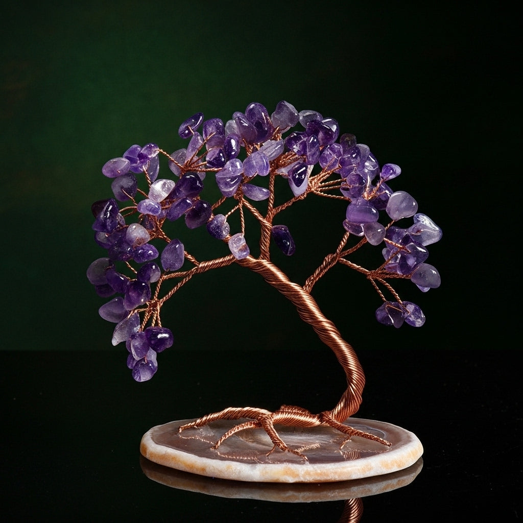 Sagesse - Edelstein Baum aus Natursteinen