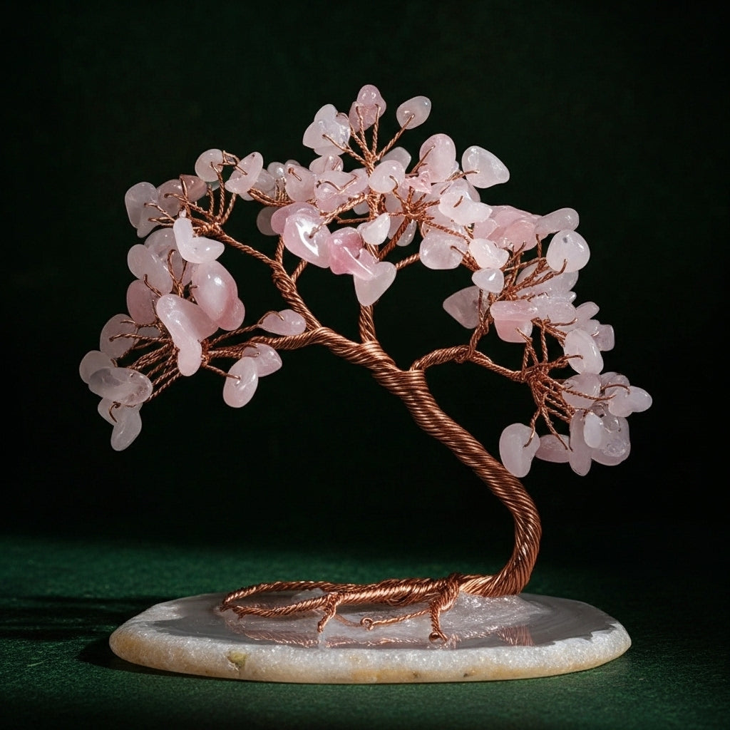 Sagesse - Edelstein Baum aus Natursteinen