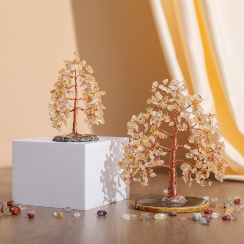 Serenity - Tree of Life in the Shape of Citrine Fir