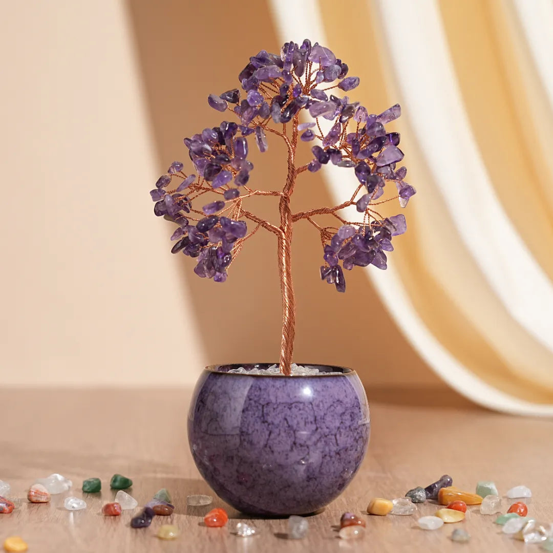 Gelassenheit und Gleichgewicht - Lebensbaum aus Natursteinen