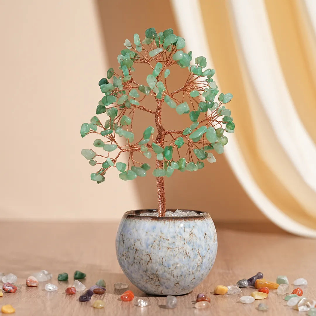 Serenity and Balance - Tree of Life in Natural Stones