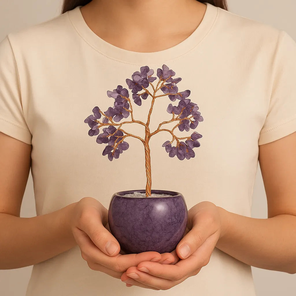 Serenity and Balance - Tree of Life in Natural Stones