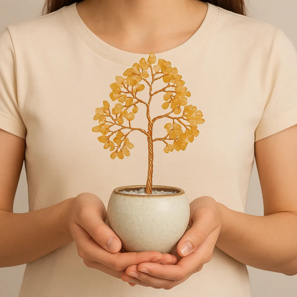 Serenity and Balance - Tree of Life in Natural Stones