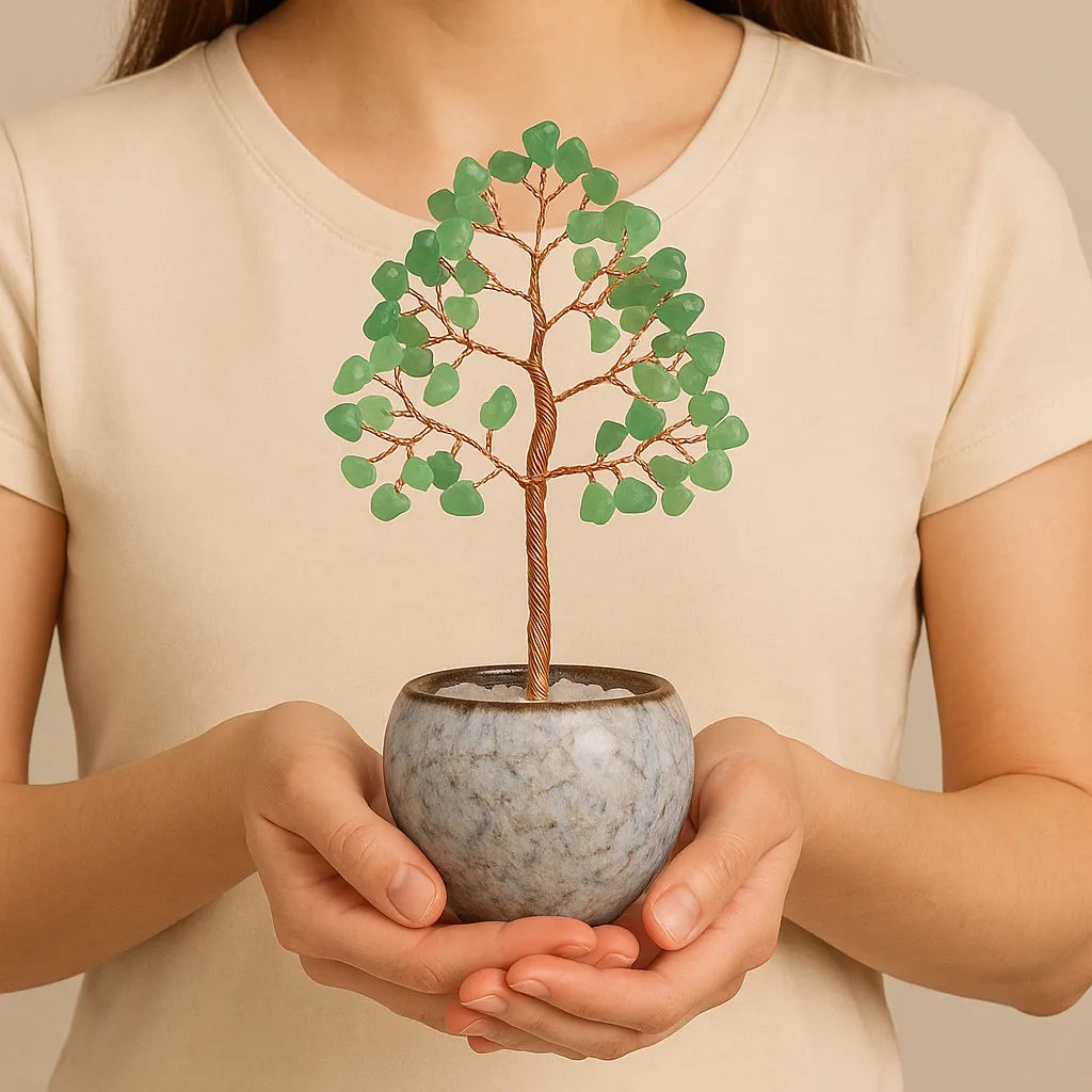 Serenity and Balance - Tree of Life in Natural Stones