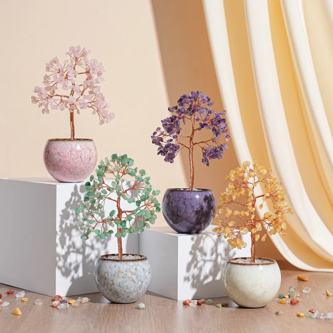 Gelassenheit und Gleichgewicht - Lebensbaum aus Natursteinen