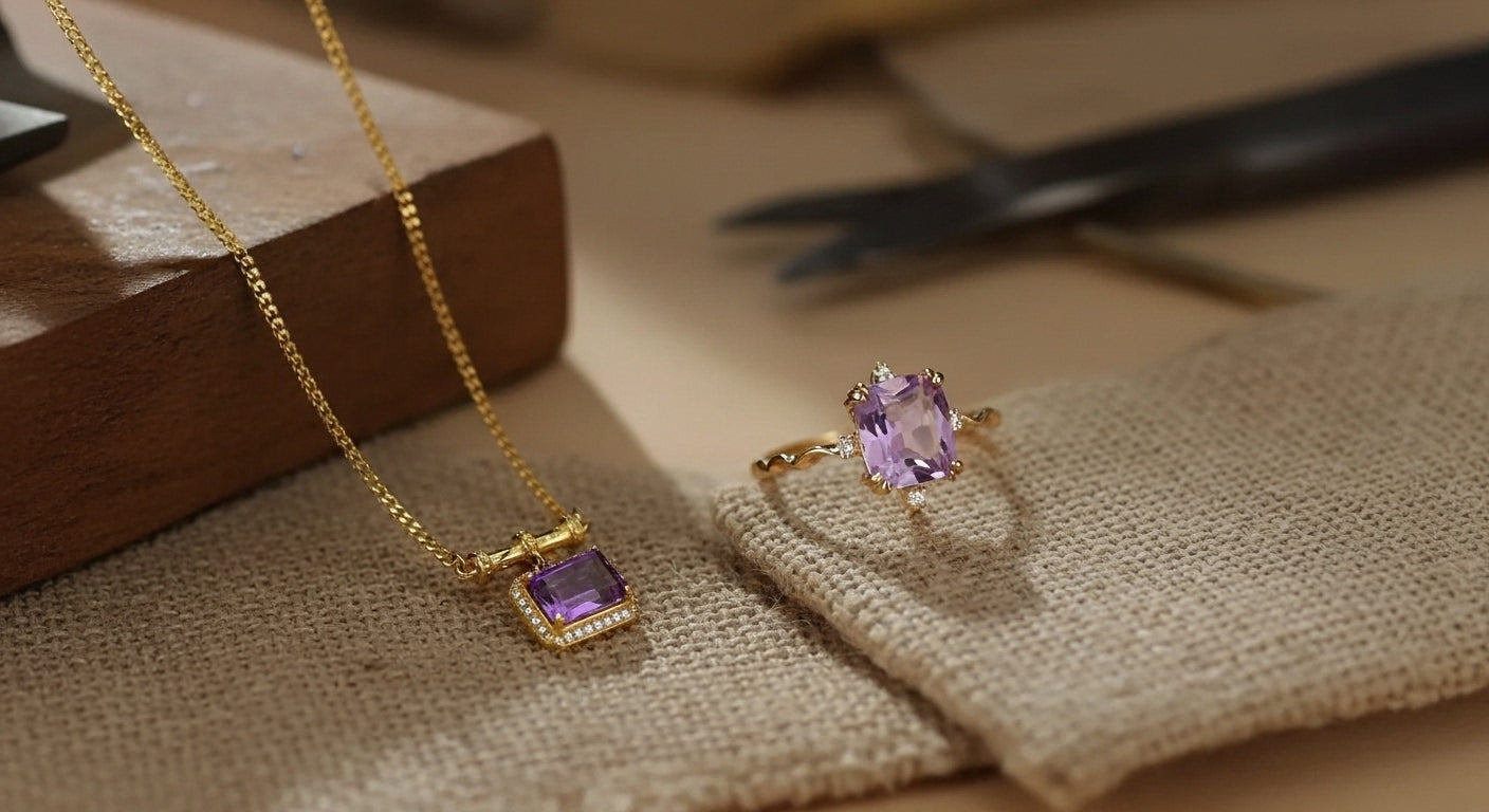 Améthyste et Bijoux : L’Équilibre Parfait Entre Élégance et Spirituel