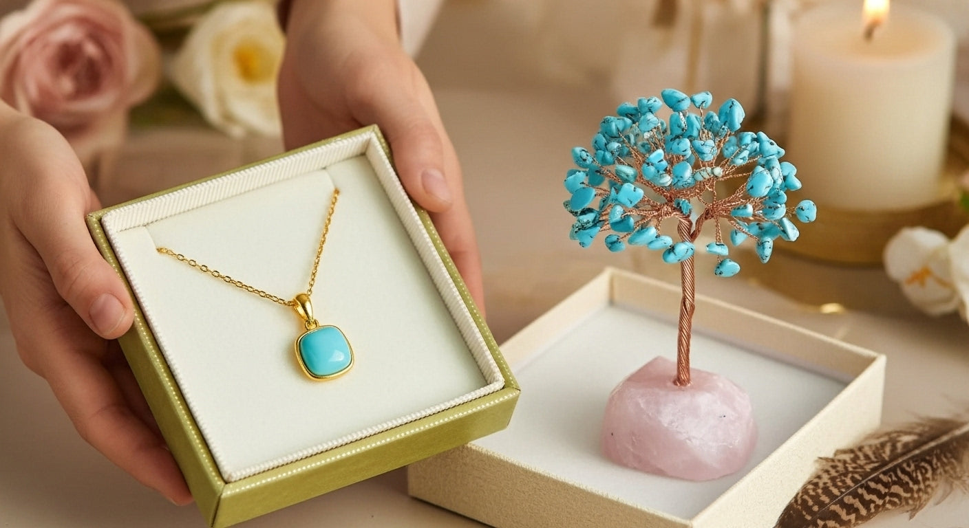 Les meilleures idées de cadeaux en pierre turquoise