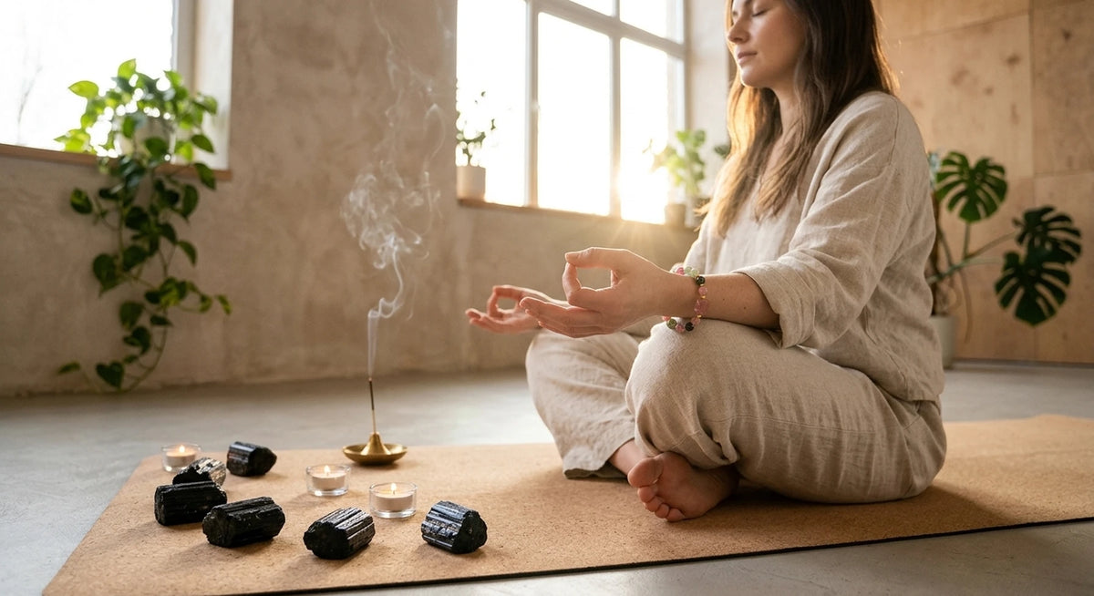 Tourmaline : comment l’utiliser en méditation ou en yoga ?