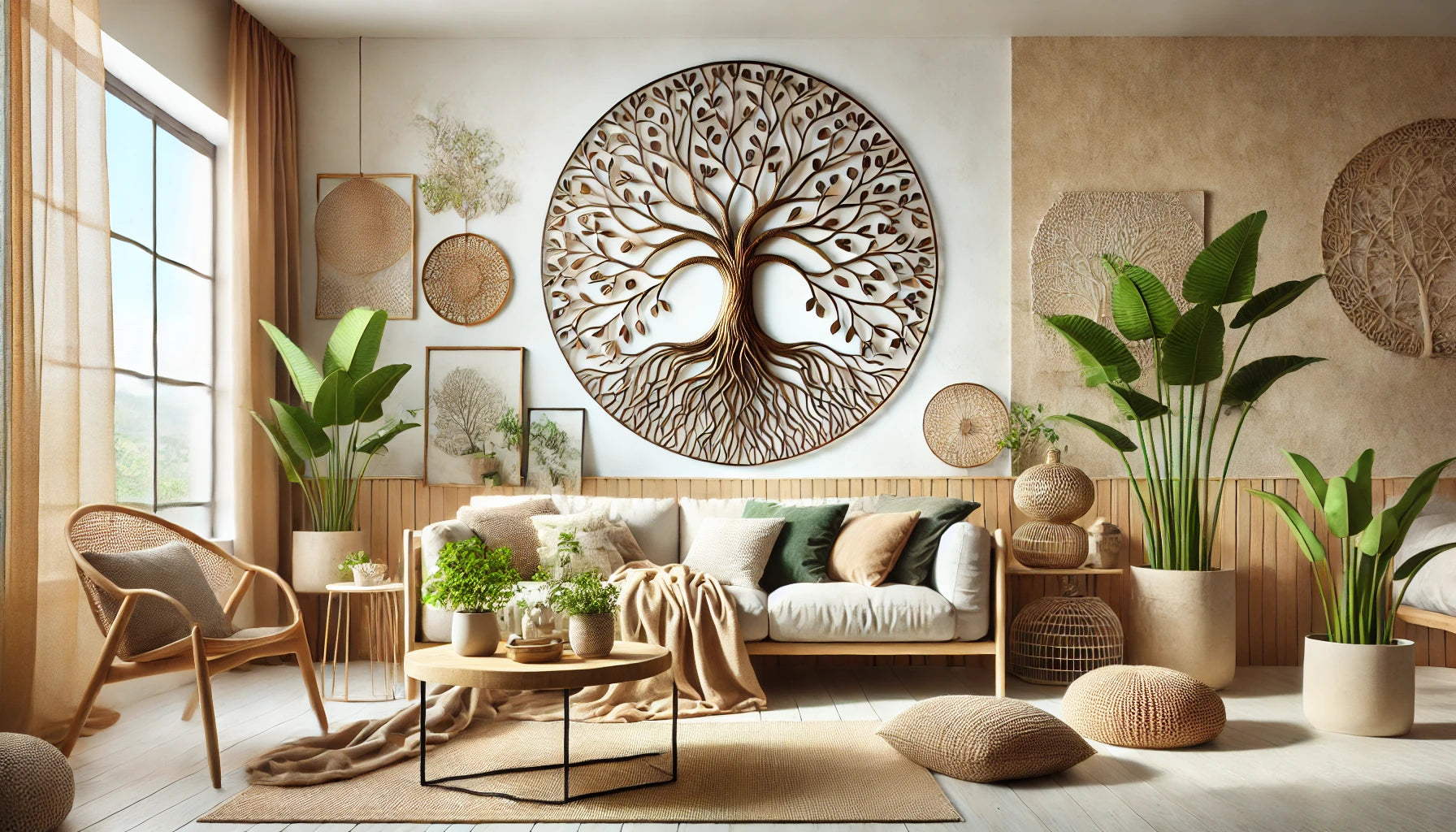 Décoration Intérieure avec l’Arbre de Vie : Harmonie et Spiritualité dans Votre Maison