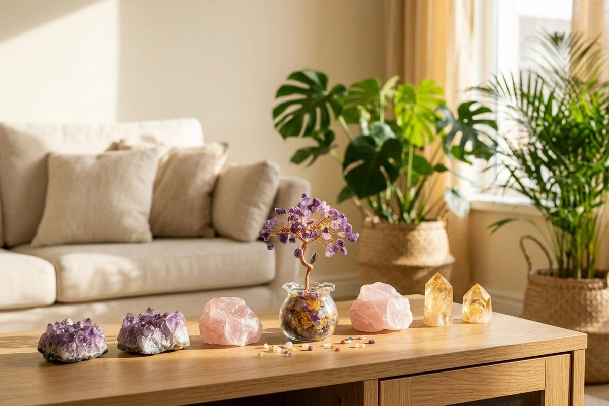 Où Placer les Pierres Naturelles dans la Maison pour Attirer les Bonnes Énergies