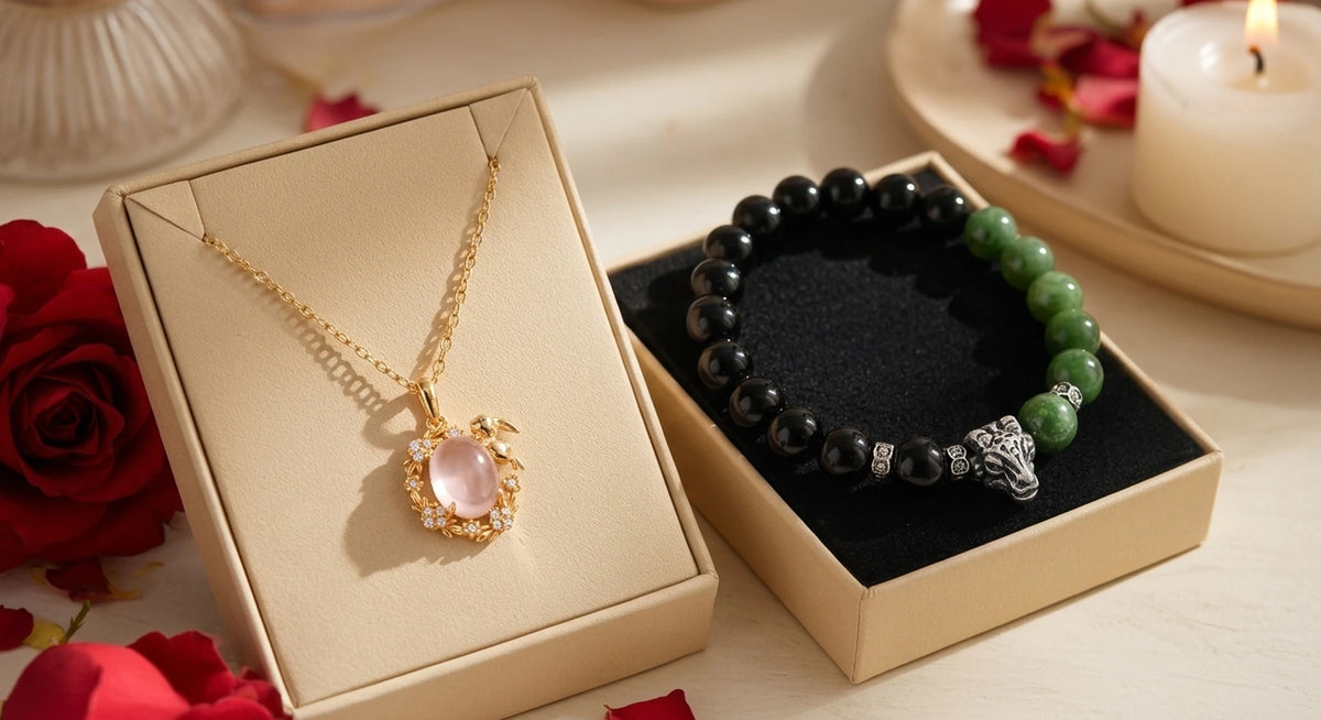 Saint-Valentin : Bijoux en pierres naturelles pour elle et lui