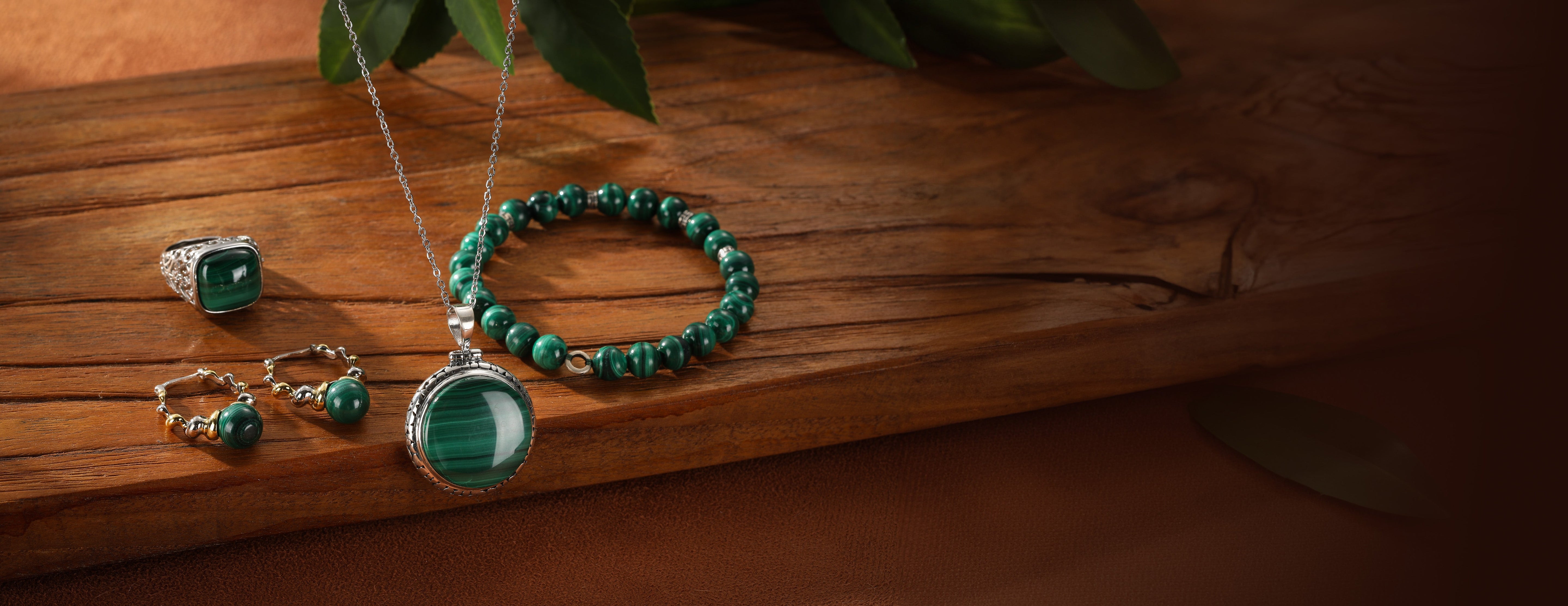 Bijoux Malachite