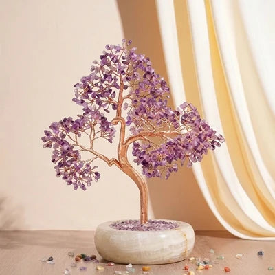 Triple Harmonie - Arbre de Vie en Pierres Naturelles