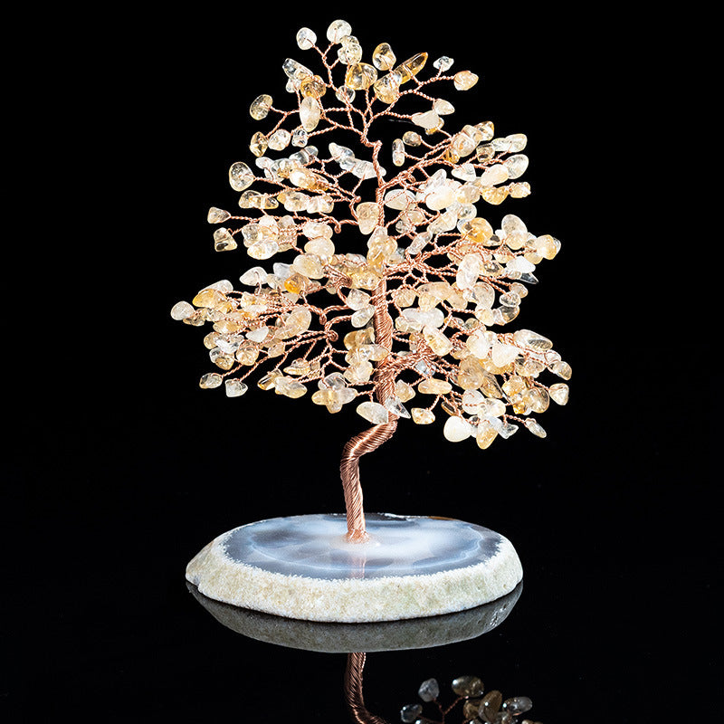 Prospérité - Tree of Life in Citrine and Agate